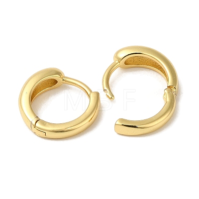 Brass Huggie Hoop Earrings for Women EJEW-C097-08G-05-1