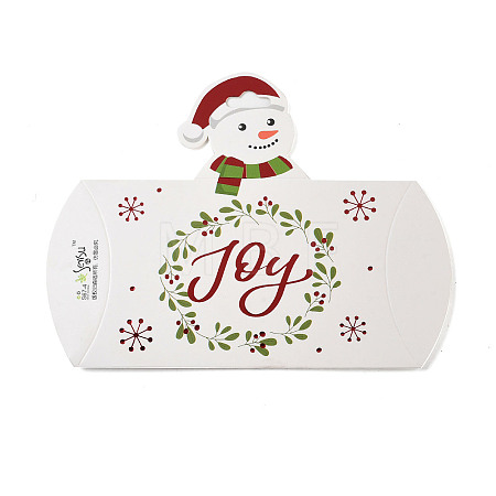 Christmas Theme Paper Pillow Gift Boxes CON-B012-01-1