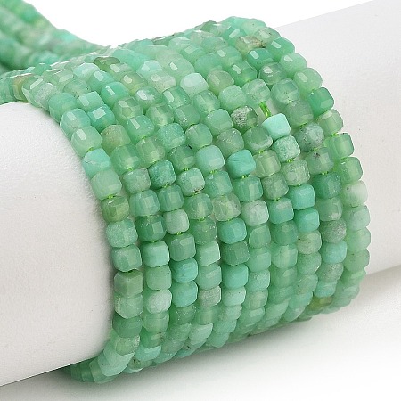 Natural Chrysoprase Beads Strands G-B088-E19-02-1
