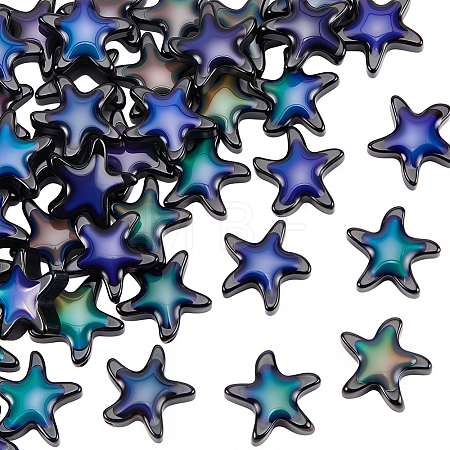 50Pcs Glass Beads GLAA-SC0003-45-1