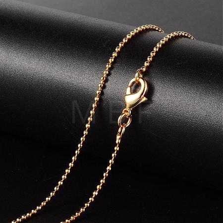 Brass Necklaces MAK-K003-09G-1