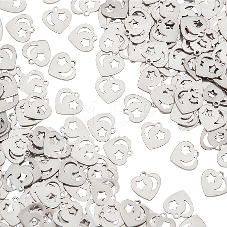 200Pcs 304 Stainless Steel Charms STAS-UN0029-73-1