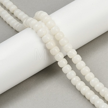 Natural Bodhi Root Beads Strand WOOD-B010-A02-6x8mm-1