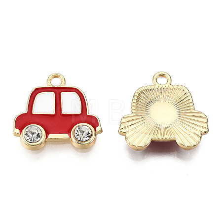 Alloy Enamel Pendants X-ENAM-S119-015E-1