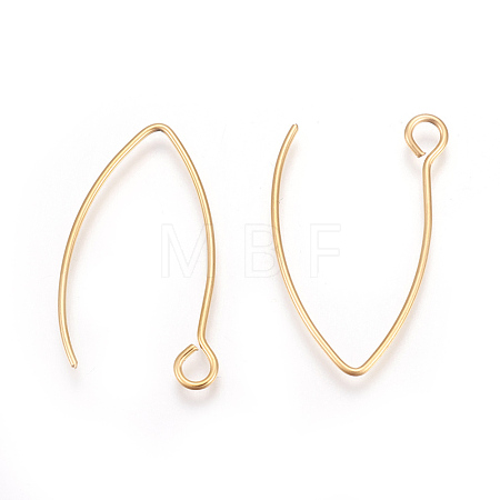 Ion Plating(IP) 304 Stainless Steel Earring Hooks STAS-L216-03A-G-1