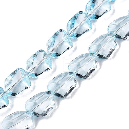 Electroplate Glass Beads Strands X-EGLA-N012-05D-1