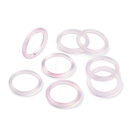 Dyed & Heated Natural Agate Finger Rings for Women RJEW-Z075-01N-1