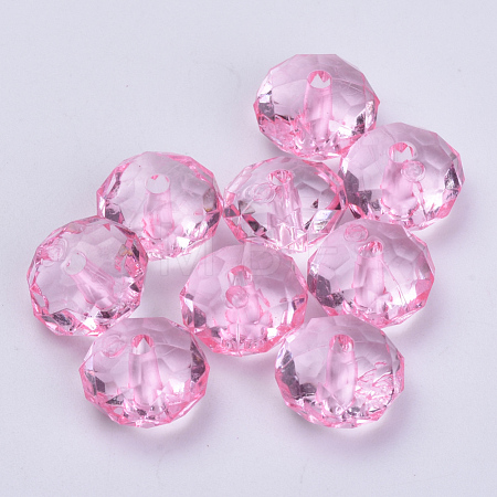 Transparent Acrylic Beads TACR-Q258-10mm-V03-1