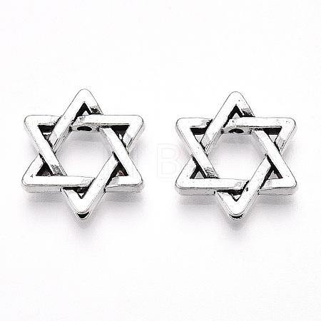 Rack Plating Alloy Beads FIND-B010-02AS-1