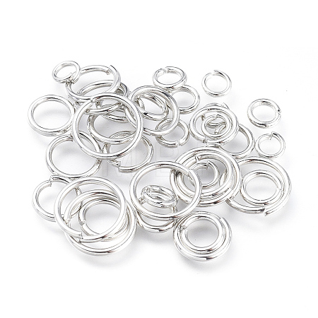 Brass Open Jump Rings KK-JQ0001-01P-1