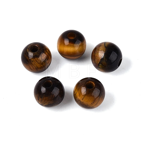 Natural Tiger Eye Beads G-Q602-08C-10-1