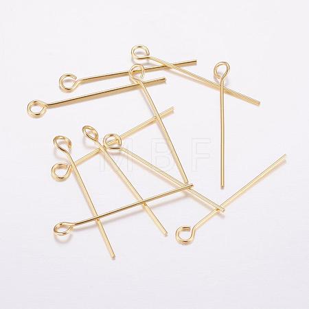 Brass Eye Pin KK-F714-08G-1