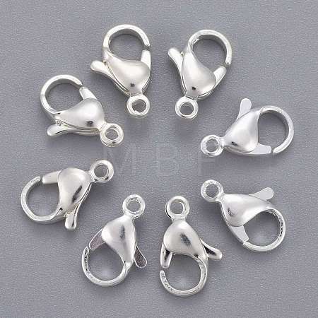 304 Stainless Steel Lobster Claw Clasps X-STAS-E464-21E-S-1