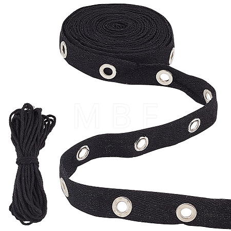 Cotton Ribbons with Eyelet Rings OCOR-AR0001-51A-1