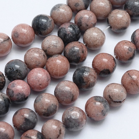 Natural Gemstone Beads Strands G-K274-01-8mm-1