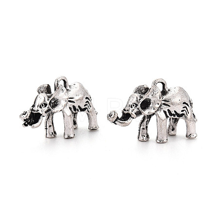 Tibetan Style Alloy Pendants TIBEP-T054-22AS-1