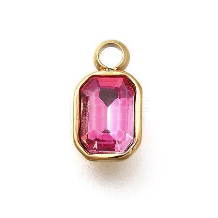 304 Stainless Steel Pendants STAS-Q346-03G-09-1