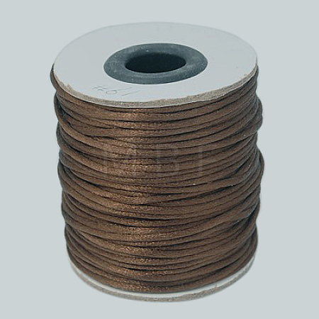 Nylon Satin Rattail Cord X-NWIR-A003-19-1