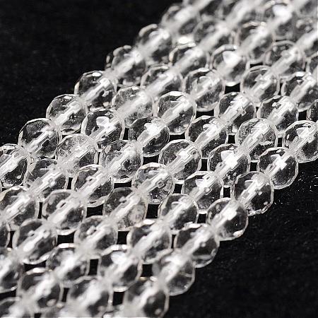 Natural Quartz Crystal Beads Strands G-D840-11-4mm-1