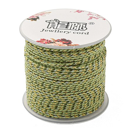4-Ply Polycotton Cord with Metallic Thread OCOR-Z003-C27-1
