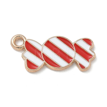 Christmas Theme Alloy Enamel Pendants ENAM-K074-02A-01-1