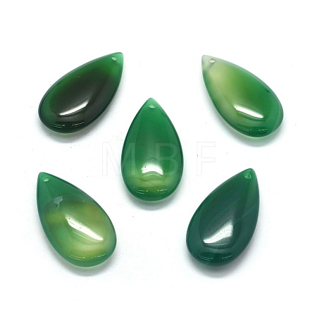Natural Agate Pendants G-E515-10A-1