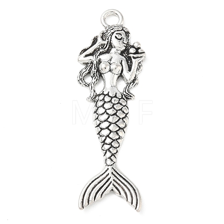 Tibetan Style Alloy Big Pendants AL-CBACA42-06AS-1