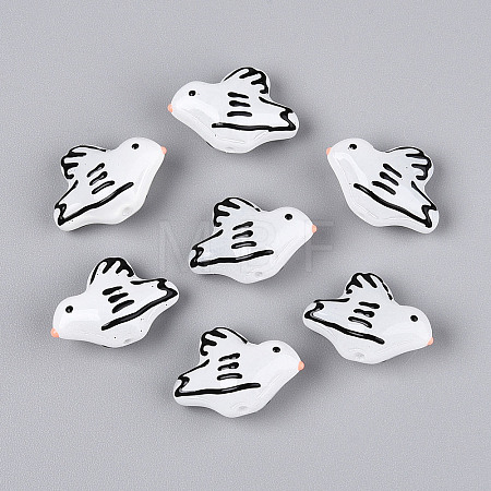 Handmade Lampwork Enamel Beads LAMP-T023-22A-1