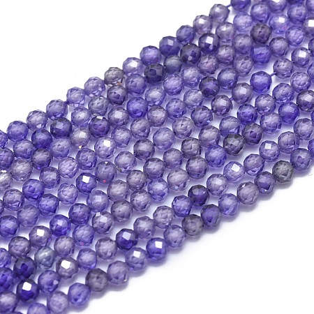 Cubic Zirconia Beads Strands G-G792-47-03B-1