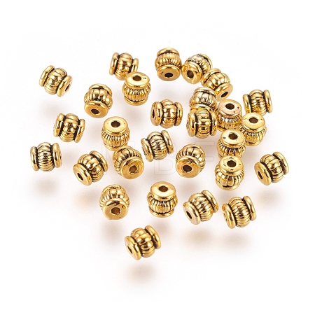 Tibetan Style Beads X-TIBEB-Q043-AG-FF-1