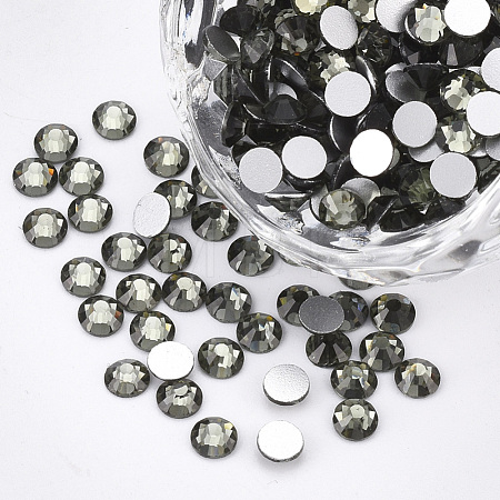 Glass Flat Back Rhinestone Cabochons RGLA-S002-12SS-01-1