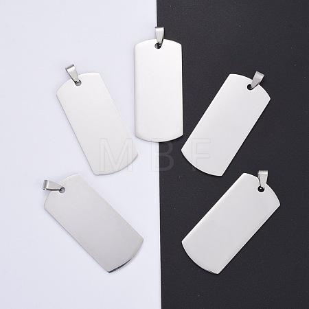 Tarnish Resistant 304 Stainless Steel Big Pendants STAS-I140-19B-S-1