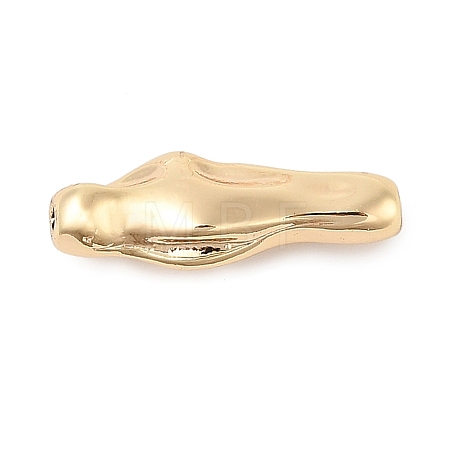 Nuggets Brass Beads KK-F889-01G-04-1