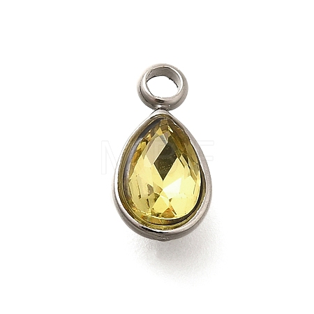 304 Stainless Steel Pendants STAS-Q346-04P-06-1
