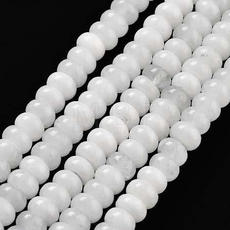 Natural White Jade Beads Strands LS-G-E507-01M-1