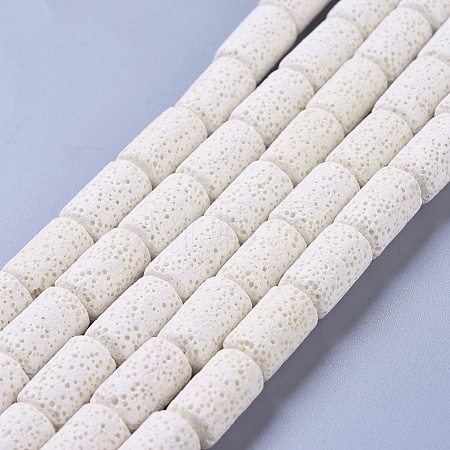 Natural Lava Rock Beads Strands G450-B12-1
