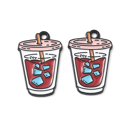 Alloy Enamel Pendants ENAM-D311-01B-EB-1