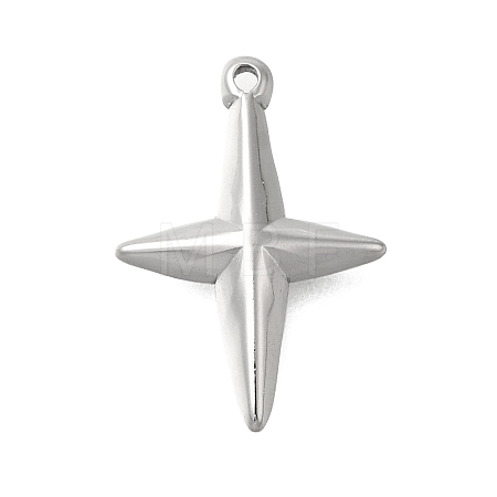 Anti-Tarnish 304 Stainless Steel Charms STAS-D192-07P-1