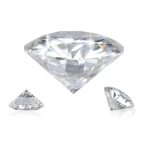 Brilliant Round Cut Moissanite Loose Stones Cabochons RGLA-F081-01G-1