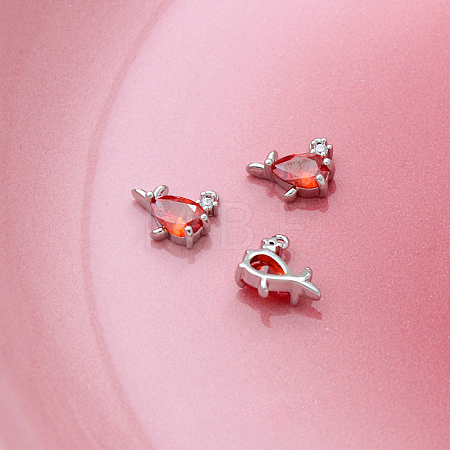 Brass Rhinestone Pendants INS-PW0002-01U-1