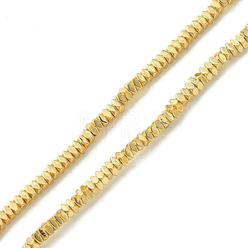 Electroplated Synthetic Non-Magnetic Hematite Beads Strands G-I360-T01-01-1