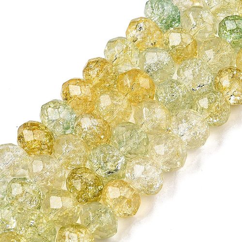 Transparent Glass Beads Strands GLAA-T023-4mm-A12-1