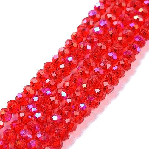 Electroplate Glass Beads Strands EGLA-A034-T1mm-L09-1