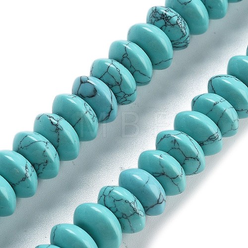 Synthetic Turquoise Beads Strands G-P559-A11-02-1