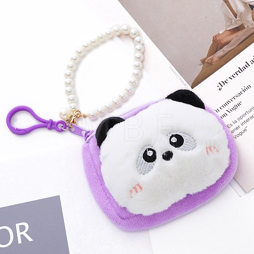 Panda Cartoon Style Cloth Wallets PW-WGCEFE0-03-1