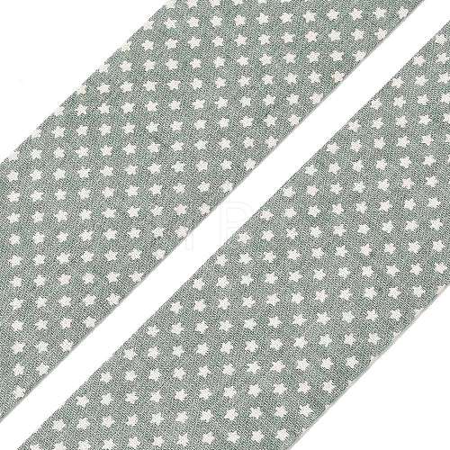 5M Cotton Linen Strar Printed Ribon OCOR-K008-01C-03-1