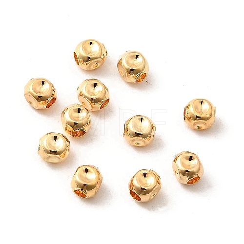 Brass Beads KK-M318-01G-1