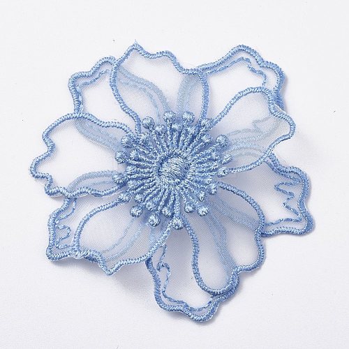 Lace Embroidery Costume Accessories DIY-E016-06F-1