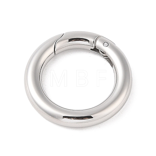 Tarnish Resistant 304 Stainless Steel Spring Gate Rings STAS-E055-23-1