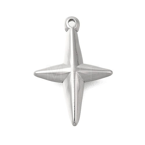 Anti-Tarnish 304 Stainless Steel Charms STAS-D192-07P-1